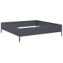 Arriate de acero gris antracita 100x100x26 cm de , Maceteros y jardineras - Ref: Foro24-851019, Precio: 41,42 €, Descuento: %