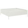 Arriate de acero blanco 100x100x33,5 cm de , Maceteros y jardineras - Ref: Foro24-851025, Precio: 54,01 €, Descuento: %
