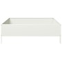 Arriate de acero blanco 100x100x33,5 cm de , Maceteros y jardineras - Ref: Foro24-851025, Precio: 54,01 €, Descuento: %