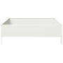 Arriate de acero blanco 100x100x33,5 cm de , Maceteros y jardineras - Ref: Foro24-851025, Precio: 54,01 €, Descuento: %
