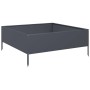Arriate de acero gris antracita 100x100x25 cm de , Maceteros y jardineras - Ref: Foro24-851033, Precio: 52,02 €, Descuento: %
