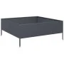 Arriate de acero gris antracita 100x100x25 cm de , Maceteros y jardineras - Ref: Foro24-851033, Precio: 54,05 €, Descuento: %