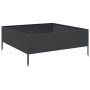Arriate de acero negro 100x100x25 cm de , Maceteros y jardineras - Ref: Foro24-851031, Precio: 56,10 €, Descuento: %