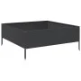 Arriate de acero negro 100x100x25 cm de , Maceteros y jardineras - Ref: Foro24-851031, Precio: 52,99 €, Descuento: %