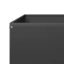 Arriate de acero negro 100x100x25 cm de , Maceteros y jardineras - Ref: Foro24-851031, Precio: 52,99 €, Descuento: %