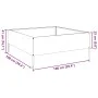 Arriate de acero negro 100x100x25 cm de , Maceteros y jardineras - Ref: Foro24-851031, Precio: 52,99 €, Descuento: %