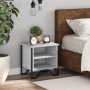 Mesita de noche madera de ingeniería gris Sonoma 40x30x40 cm de , Mesitas de noche - Ref: Foro24-848500, Precio: 36,18 €, Des...