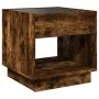Mesita de noche con Infinity LED roble ahumado 50x50x50 cm de , Mesitas de noche - Ref: Foro24-3284088, Precio: 84,60 €, Desc...