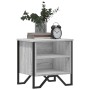 Mesita de noche madera de ingeniería gris Sonoma 40x30x40 cm de , Mesitas de noche - Ref: Foro24-848500, Precio: 36,18 €, Des...