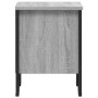 Mesita de noche madera de ingeniería gris Sonoma 40x30x40 cm de , Mesitas de noche - Ref: Foro24-848500, Precio: 36,18 €, Des...