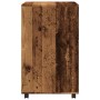 Armario con ruedas madera de ingeniería envejecida 60x48x81 cm de , Armarios archivadores - Ref: Foro24-853171, Precio: 92,25...