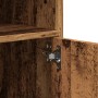 Armario con ruedas madera de ingeniería envejecida 60x48x81 cm de , Armarios archivadores - Ref: Foro24-853171, Precio: 92,25...