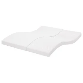 Foam mattress with 7-zone hardness 20 ILD white 200x210 cm by , Mattresses - Ref: Foro24-4016653, Price: 191,71 €, Discount: %