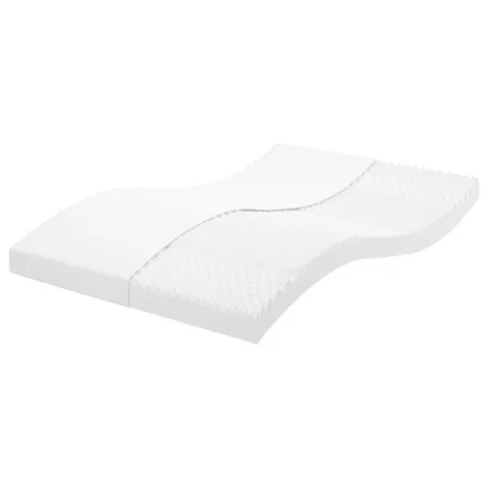 Foam mattress with 7-zone hardness, 20 ILD, white, 140x220 cm. by , Mattresses - Ref: Foro24-4016658, Price: 128,82 €, Discou...