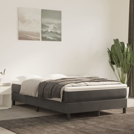 Colchón muelles ensacados terciopelo gris oscuro 140x210x20 cm de , Colchones - Ref: Foro24-4016583, Precio: 187,74 €, Descue...