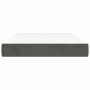 Colchón muelles ensacados terciopelo gris oscuro 140x210x20 cm de , Colchones - Ref: Foro24-4016583, Precio: 187,74 €, Descue...