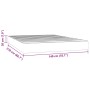 Colchón muelles ensacados terciopelo gris oscuro 140x210x20 cm de , Colchones - Ref: Foro24-4016583, Precio: 187,74 €, Descue...