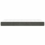 Colchón de muelles ensacados terciopelo gris oscuro 80x220x20cm de , Colchones - Ref: Foro24-4016595, Precio: 124,91 €, Descu...