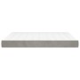 Colchón de muelles ensacados terciopelo gris claro 160x210x20cm de , Colchones - Ref: Foro24-4016588, Precio: 230,80 €, Descu...