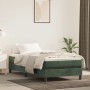 Colchón muelles ensacados terciopelo verde oscuro 80x220x20 cm de , Colchones - Ref: Foro24-4016597, Precio: 135,86 €, Descue...