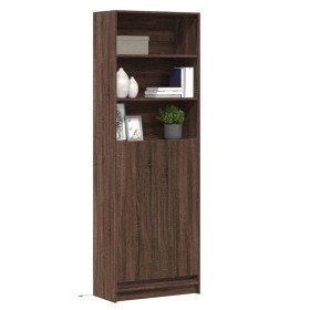 Aparador con LED madera ingeniería marrón roble 69x32,5x200 cm de , Aparadores - Ref: Foro24-3307911, Precio: 125,61 €, Descu...