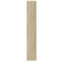 Aparador con LED madera ingeniería roble Sonoma 69x32,5x200 cm de , Aparadores - Ref: Foro24-3307907, Precio: 154,72 €, Descu...