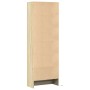 Aparador con LED madera ingeniería roble Sonoma 69x32,5x200 cm de , Aparadores - Ref: Foro24-3307907, Precio: 154,72 €, Descu...