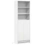 Aparador con LED madera de ingeniería blanco 69x32,5x200 cm de , Aparadores - Ref: Foro24-3307905, Precio: 124,78 €, Descuent...