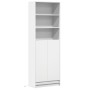 Aparador con LED madera de ingeniería blanco 69x32,5x200 cm de , Aparadores - Ref: Foro24-3307905, Precio: 126,31 €, Descuent...