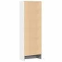 Aparador con LED madera de ingeniería blanco 69x32,5x200 cm de , Aparadores - Ref: Foro24-3307905, Precio: 124,78 €, Descuent...