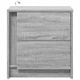 Bedside tables with LED lights 2 units engineered wood gray Sonoma by , Nightstands - Ref: Foro24-852058, Price: 88,74 €, Dis...