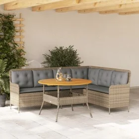 Set de sofás de jardín 2 pzas y cojines ratán sintético marrón de , Conjuntos de jardín - Ref: Foro24-3262093, Precio: 527,02...