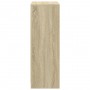 Aparador con LED madera de ingeniería roble Sonoma 72x34x100 cm de , Aparadores - Ref: Foro24-852161, Precio: 78,26 €, Descue...