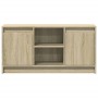 Mueble de TV LED madera de ingeniería roble Sonoma 100x34x50 cm de , Muebles TV - Ref: Foro24-852189, Precio: 84,53 €, Descue...