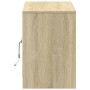 Mueble de TV LED madera de ingeniería roble Sonoma 100x34x50 cm de , Muebles TV - Ref: Foro24-852189, Precio: 84,53 €, Descue...
