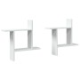 Estantes de pared 2 uds madera ingeniería blanco 50x15x50 cm de , Estantes y estanterías - Ref: Foro24-853254, Precio: 24,15 ...
