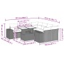 Set muebles jardín 9 pzas y cojines ratán sintético gris claro de , Conjuntos de jardín - Ref: Foro24-3269062, Precio: 690,83...