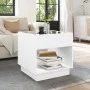 Mesa de centro con Infinity LED blanco 50x50x50 cm de , Mesas de centro - Ref: Foro24-847651, Precio: 84,77 €, Descuento: %