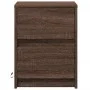 Mesita de noche con luces LED madera de ingeniería roble marrón de , Mesitas de noche - Ref: Foro24-852045, Precio: 50,92 €, ...