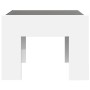 Mesa de centro con LED Infinity blanca 40x40x30 cm de , Mesas de centro - Ref: Foro24-847595, Precio: 63,86 €, Descuento: %