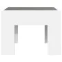Mesa de centro con LED Infinity blanca 40x40x30 cm de , Mesas de centro - Ref: Foro24-847595, Precio: 63,03 €, Descuento: %