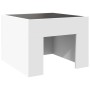Mesa de centro con LED Infinity blanca 40x40x30 cm de , Mesas de centro - Ref: Foro24-847595, Precio: 63,86 €, Descuento: %