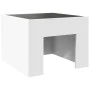Mesa de centro con LED Infinity blanca 40x40x30 cm de , Mesas de centro - Ref: Foro24-847595, Precio: 63,03 €, Descuento: %