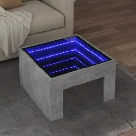 Mitteltisch mit Infinity LED in Betongrau 50x50x30 cm von , Couchtisch - Ref: Foro24-847605, Preis: 67,53 €, Rabatt: %