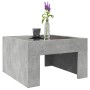 Mesa de centro con Infinity LED gris hormigón 50x50x30 cm de , Mesas de centro - Ref: Foro24-847605, Precio: 68,28 €, Descuen...