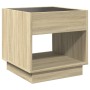 Mesa de centro con Infinity LED roble Sonoma 50x50x50 cm de , Mesas de centro - Ref: Foro24-847653, Precio: 82,99 €, Descuent...