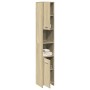 Armario de baño madera contrachapada color roble 30x30x183,5 cm de , Muebles de baño - Ref: Foro24-849602, Precio: 70,62 €, D...
