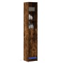Aparador con LED madera ingeniería roble ahumado 36x32,5x200 cm de , Aparadores - Ref: Foro24-852128, Precio: 78,78 €, Descue...
