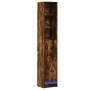 Aparador con LED madera ingeniería roble ahumado 36x32,5x200 cm de , Aparadores - Ref: Foro24-852128, Precio: 78,78 €, Descue...