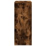 Aparador con LED madera ingeniería roble ahumado 77x34x85 cm de , Aparadores - Ref: Foro24-852135, Precio: 75,30 €, Descuento: %